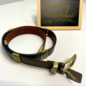 Vintage Woolrich Leather Belt